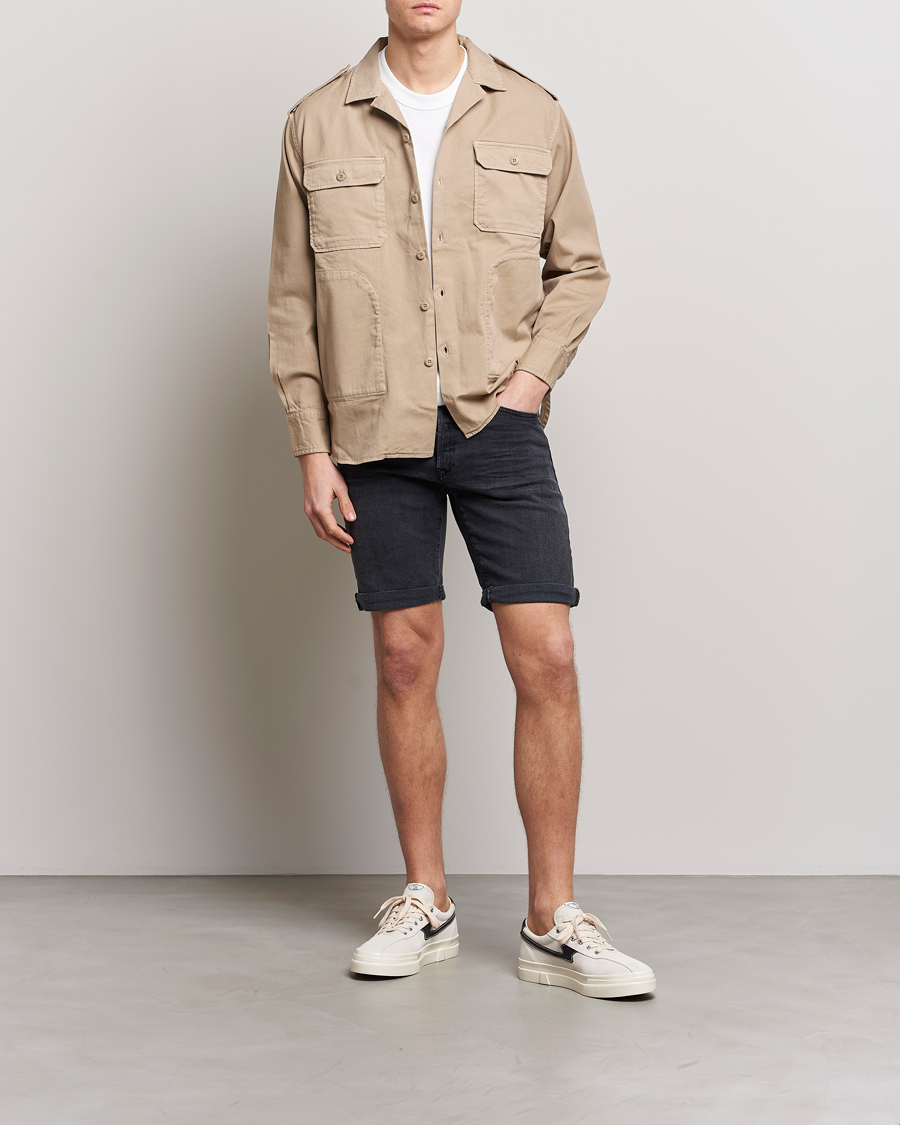 Herren | Shorts | Replay | RBJ901 Super Stretch Bio Denim Shorts Washed Black