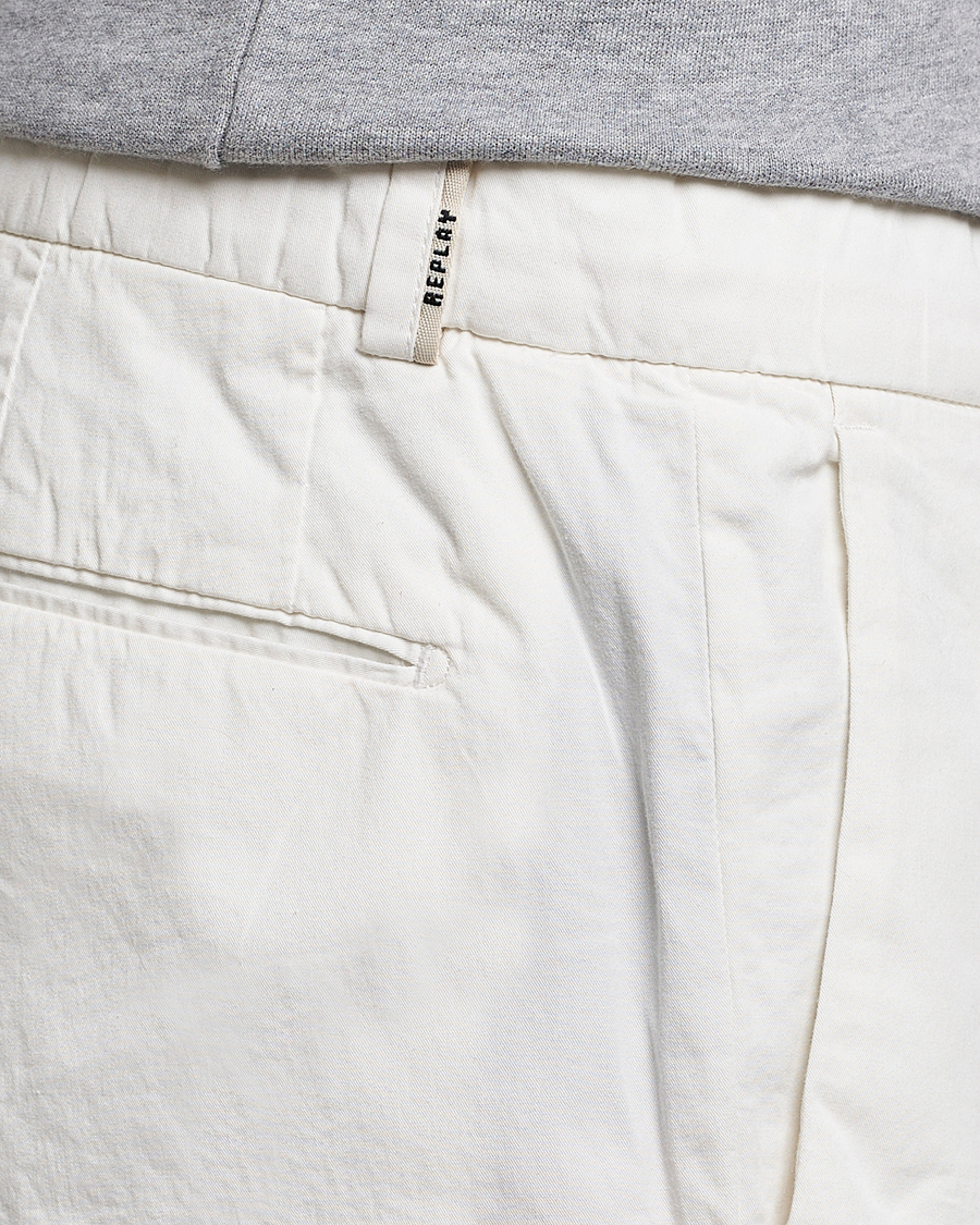 Herren | Hosen | Replay | Sartoriale Comfort Stretch Chinos White