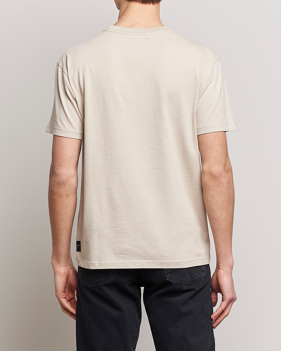 Herren | T-Shirts | Replay | Sartoriale Heavy Crew Neck T-Shirt Cement