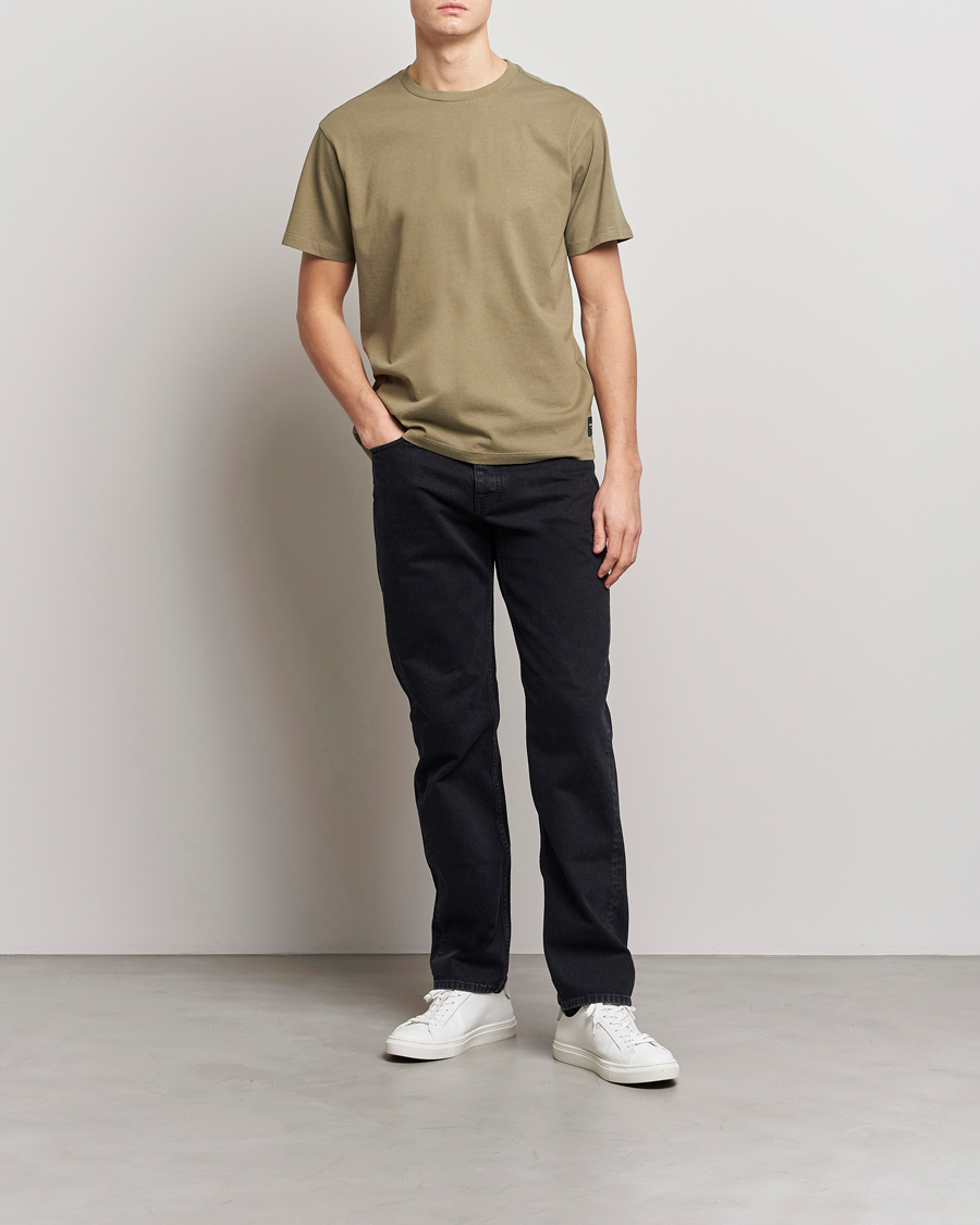 Herren | T-Shirts | Replay | Sartoriale Heavy Crew Neck T-Shirt Sage Green