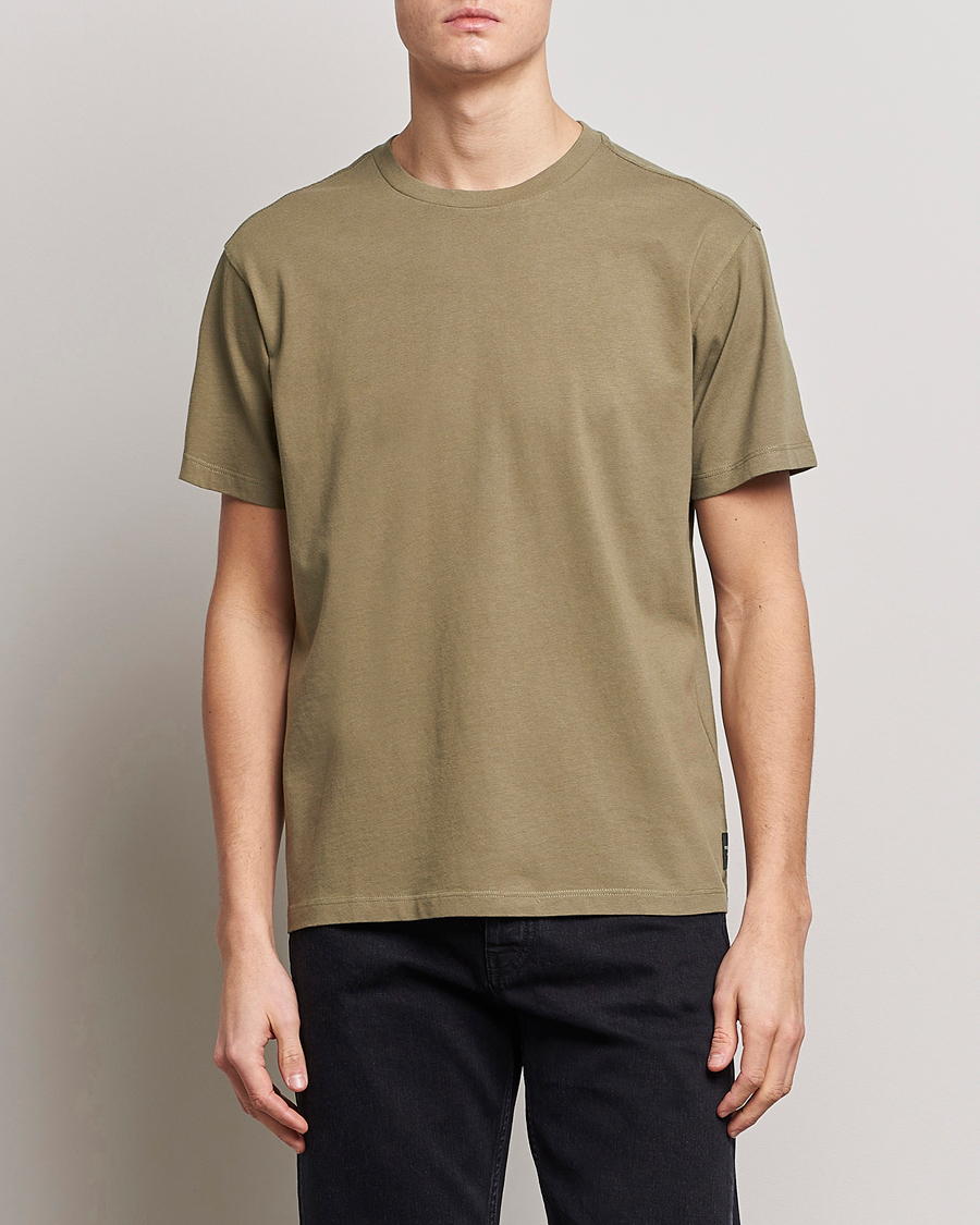 Herren | T-Shirts | Replay | Sartoriale Heavy Crew Neck T-Shirt Sage Green