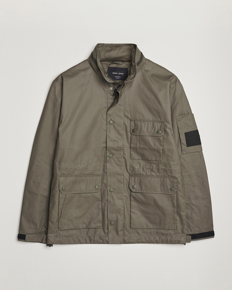 Herren | Jacken | Replay | Sartoriale Coated Jacket Dark Green