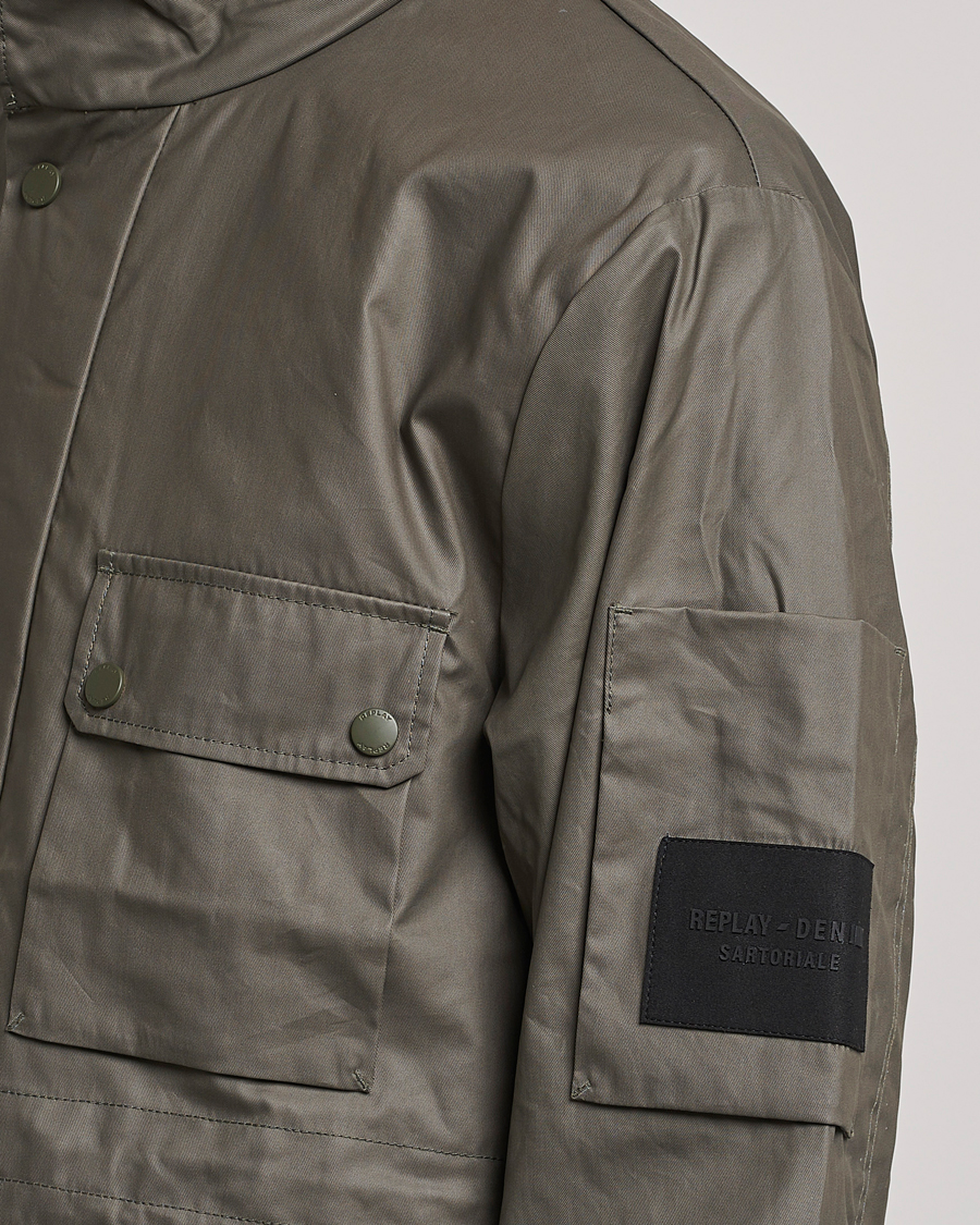 Herren | Jacken | Replay | Sartoriale Coated Jacket Dark Green