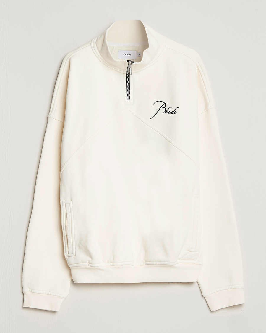 Herren | Pullover | Rhude | Quarter Zip Off White