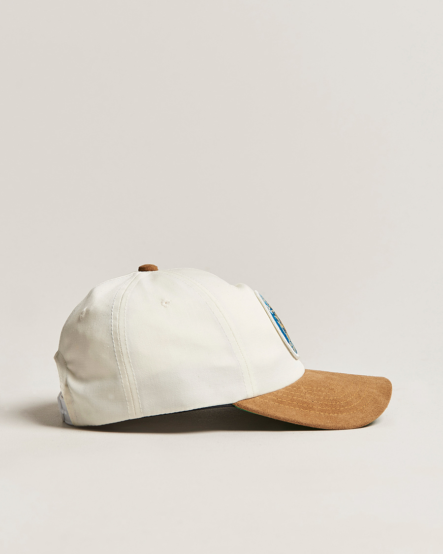 Herren | Rhude Suede Crest Cap Beige | Rhude | Suede Crest Cap Beige