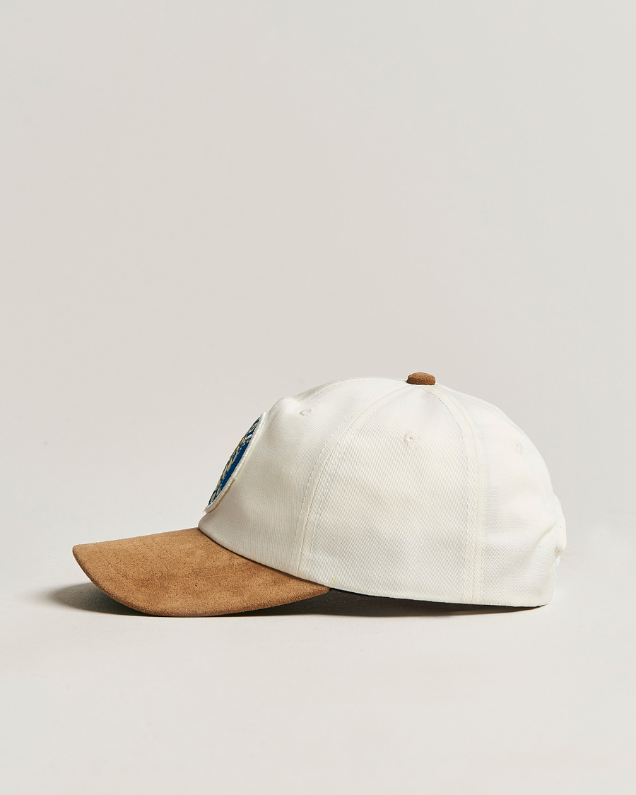 Herren | Rhude Suede Crest Cap Beige | Rhude | Suede Crest Cap Beige