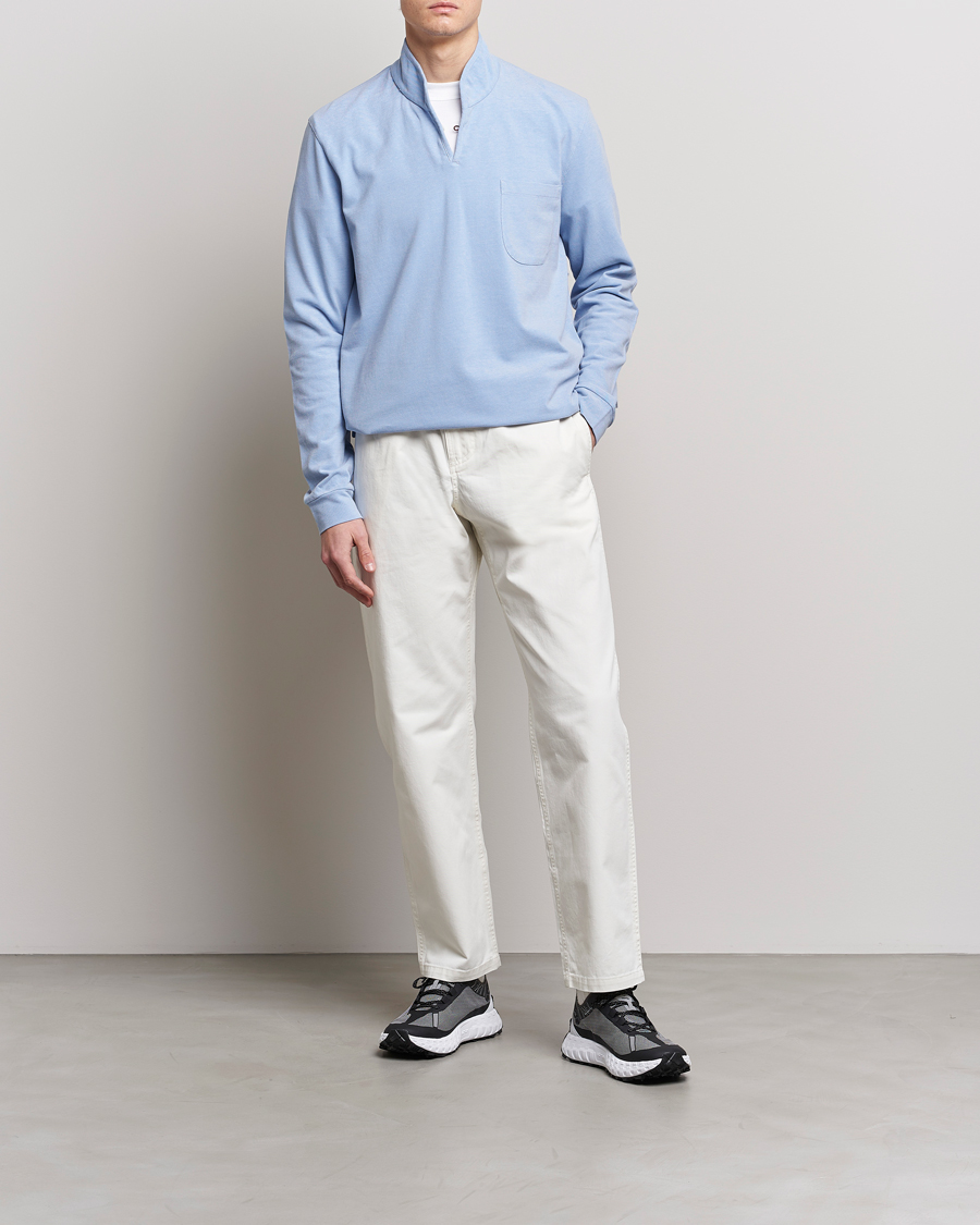 Herren | Pullover | SEASE | Elen Piquet Polo Light Blue