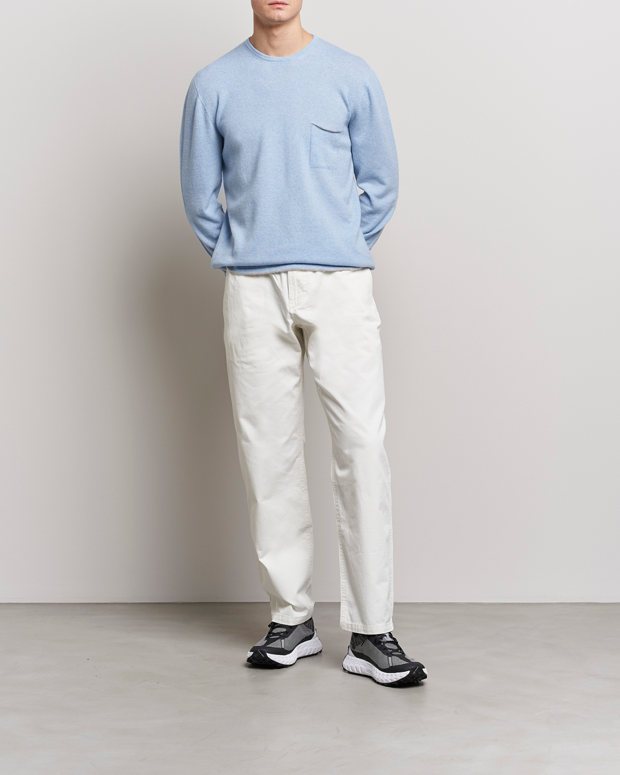 Herren | Pullover | SEASE | Shore 2.0 Cashmere Pullover Sky Blue