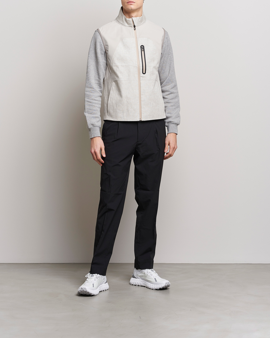 Herren | Westen | SEASE | V-8 Linen Gilet Light Beige