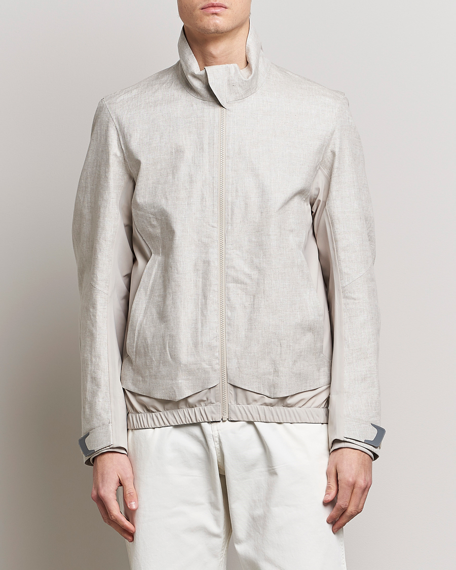 Herren | Jacken | SEASE | Windseeker Linen Jacket Light Beige
