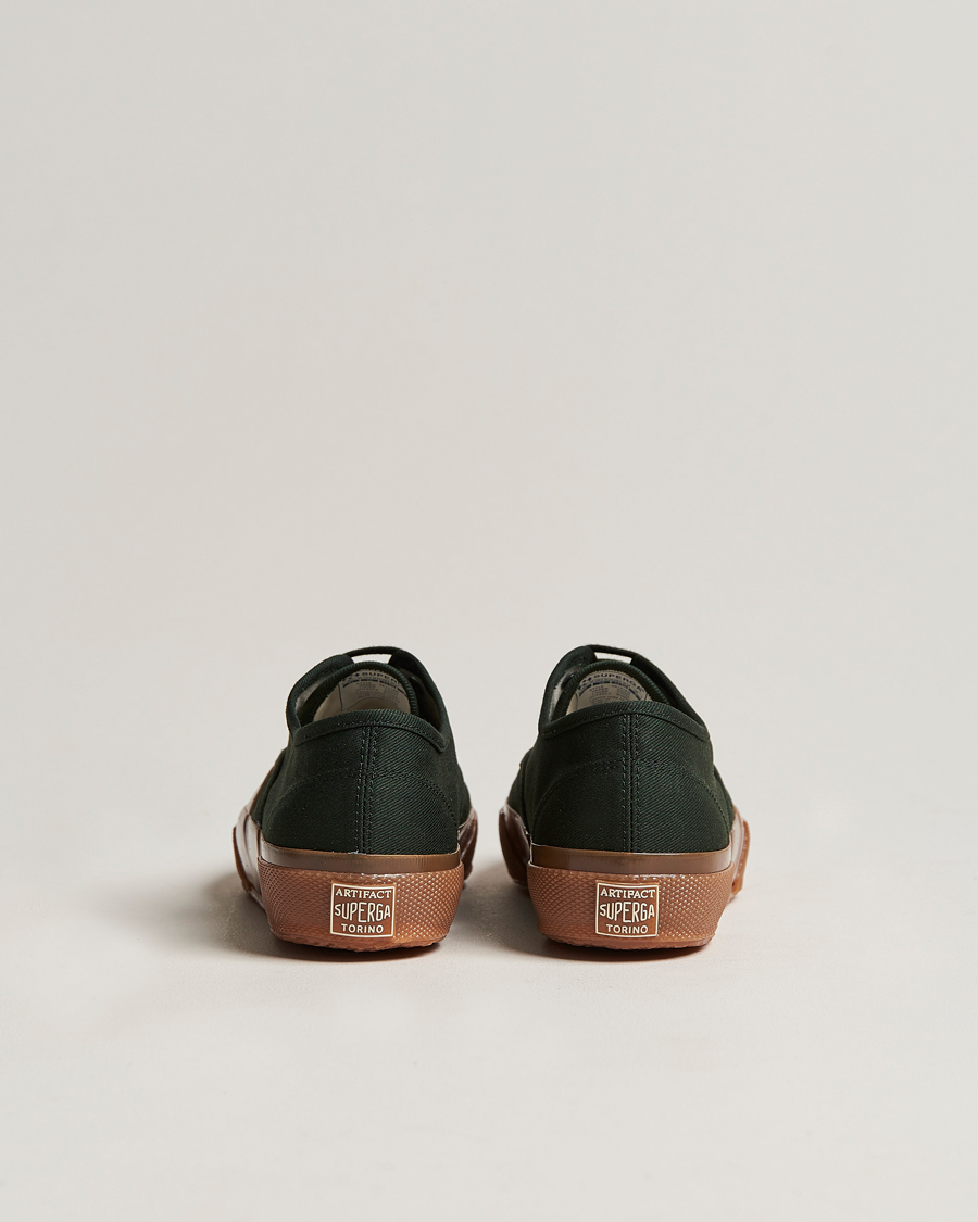 Herren | Superga Artifact Deck Canvas Sneaker Dark Green | Superga | Artifact Deck Canvas Sneaker Dark Green