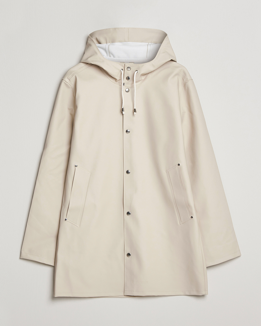 Herren | Jacken | Stutterheim | Stockholm Raincoat Oyster Grey