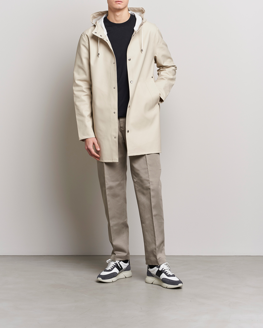 Herren | Jacken | Stutterheim | Stockholm Raincoat Oyster Grey