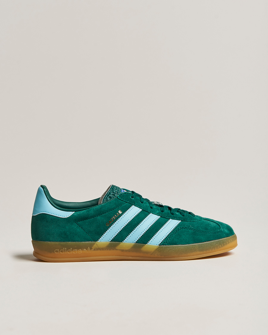 Herren | adidas Originals Gazelle Sneaker Green/Sky Blue | adidas Originals | Gazelle Sneaker Green/Sky Blue