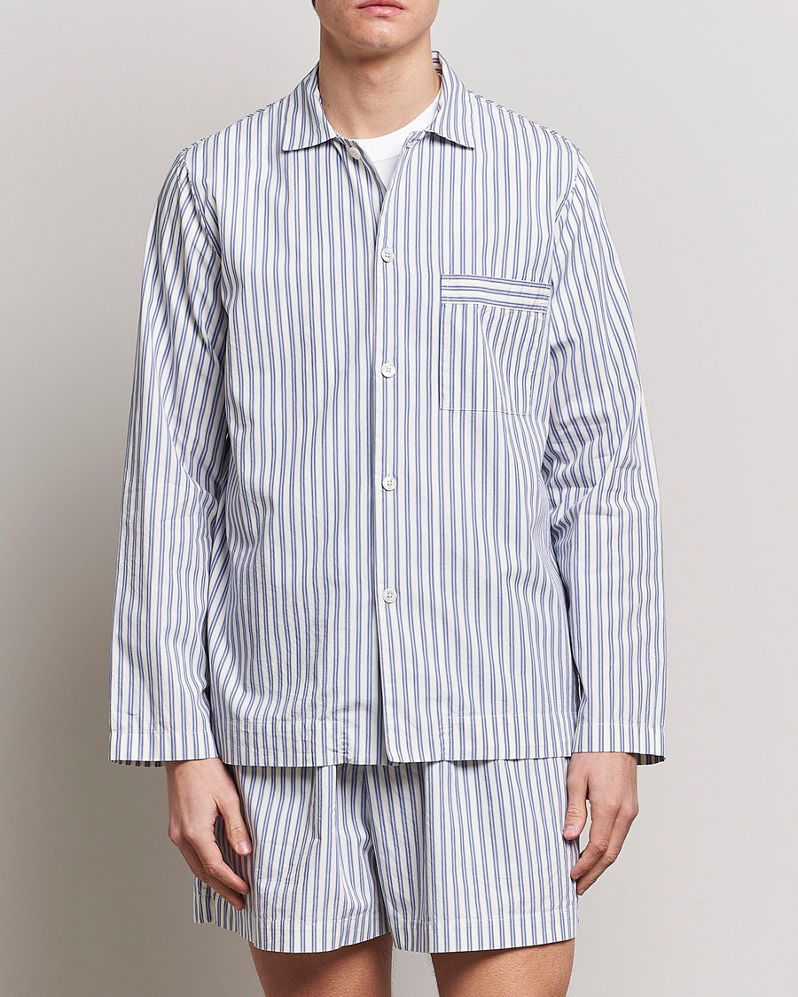 Herren | Tekla Poplin Pyjama Shirt Skagen Stripes | Tekla | Poplin Pyjama Shirt Skagen Stripes