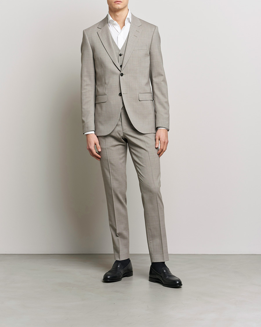 Herren | Hosen | Tiger of Sweden | Tordon Wool Trousers Irish Cream