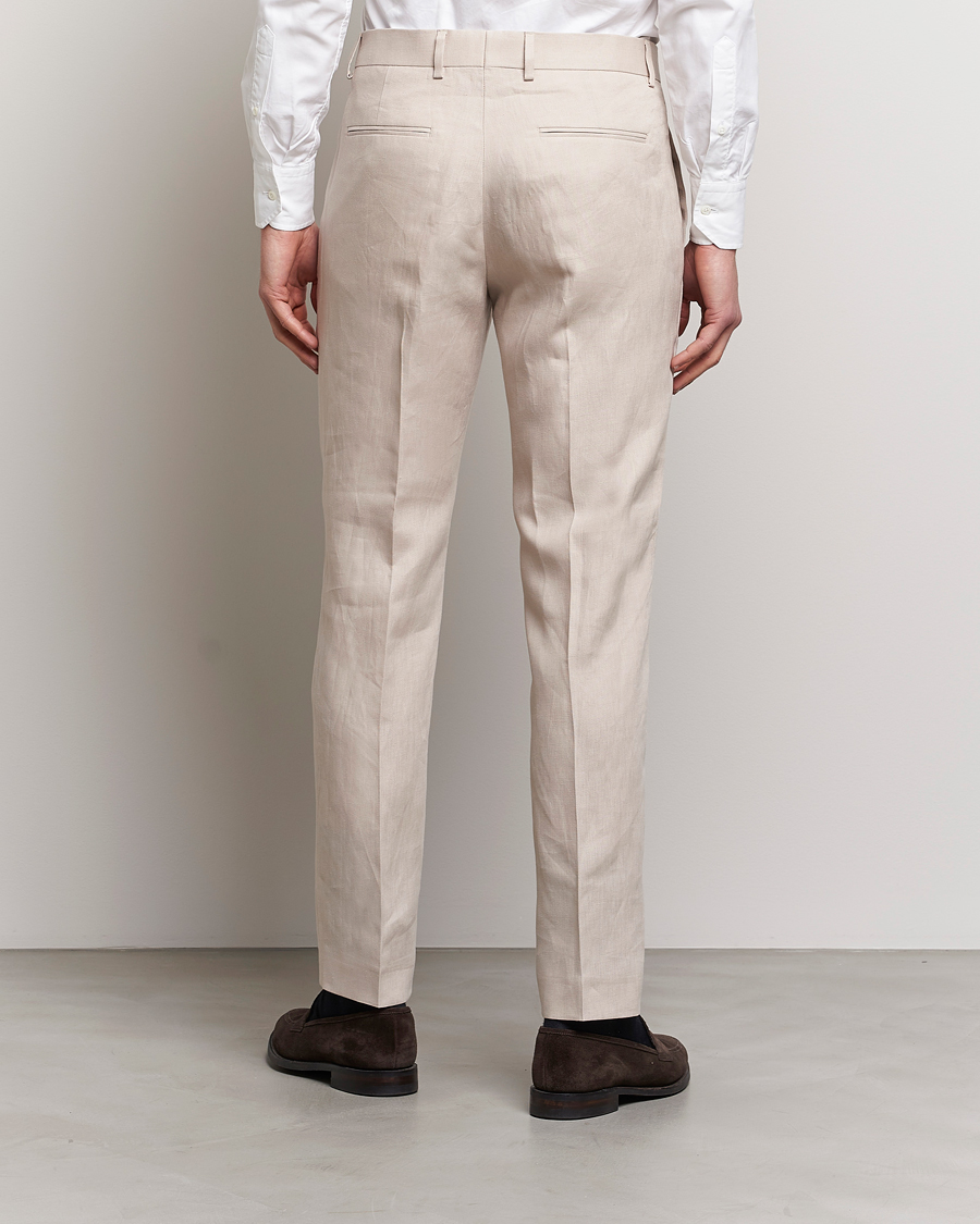 Herren | Hosen | Tiger of Sweden | Tenutas Linen Trousers Cream Sand