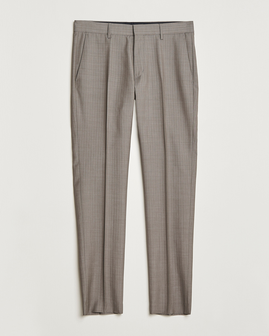 Herren | Hosen | Tiger of Sweden | Tenuta Wool Trousers Dark Sand