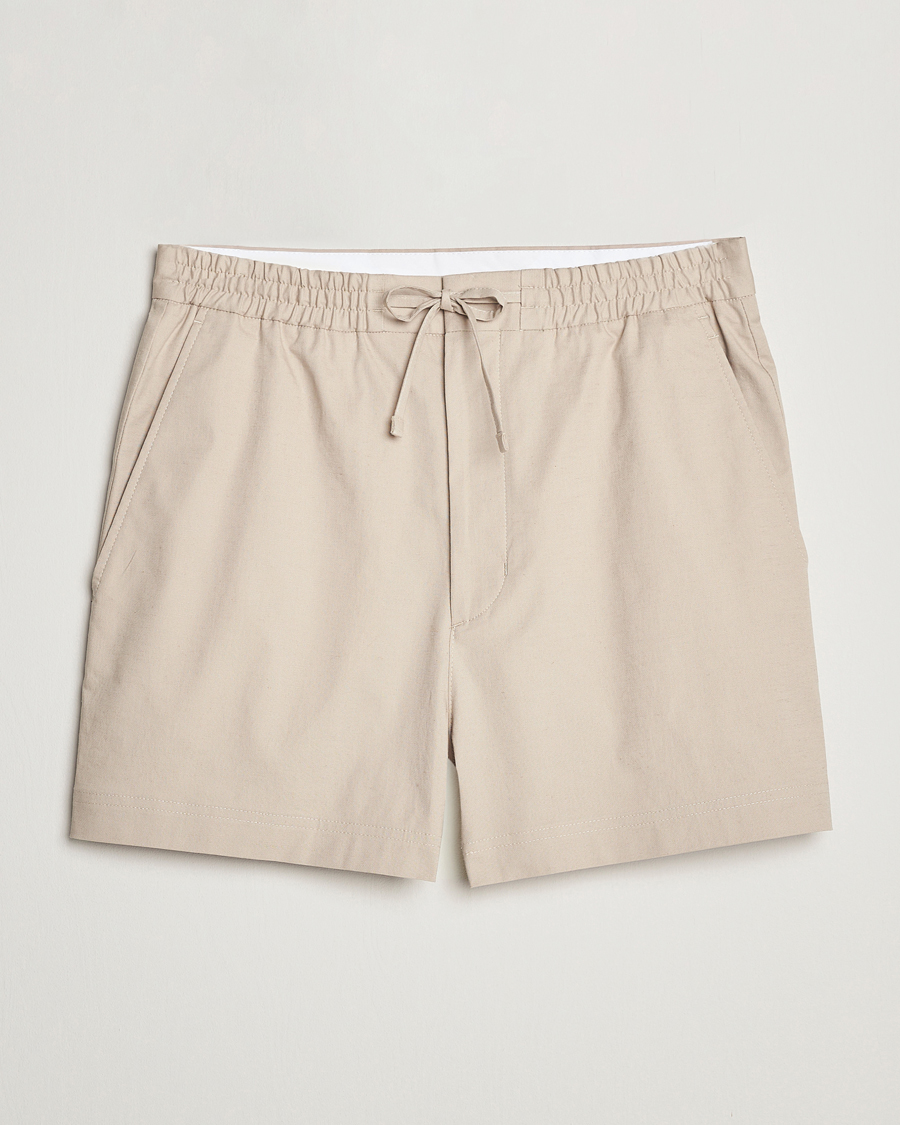 Herren | Shorts | Tiger of Sweden | Birch Linen Shorts Cream Sand