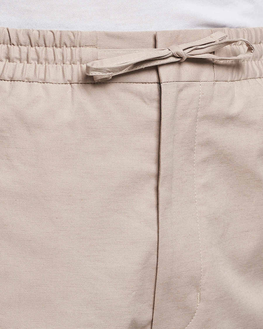 Herren | Shorts | Tiger of Sweden | Birch Linen Shorts Cream Sand