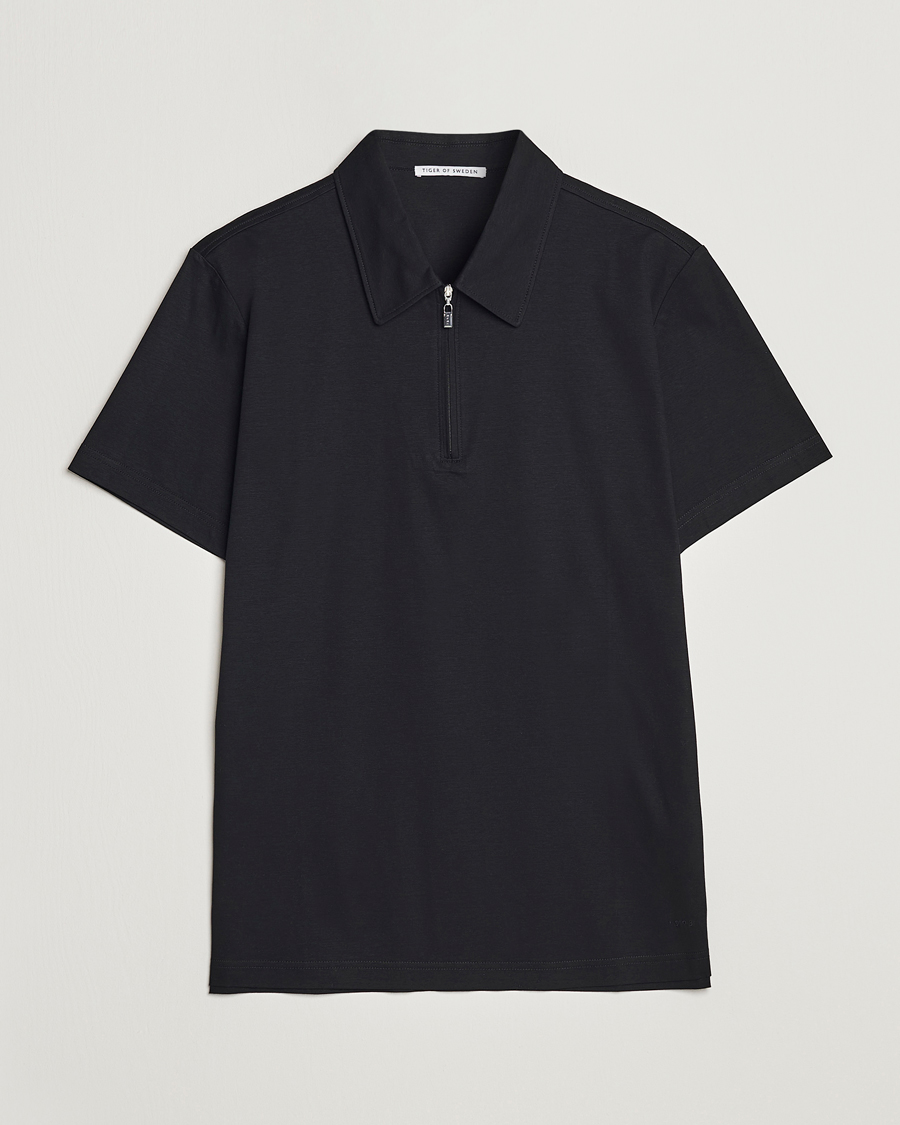 Herren | Hemden | Tiger of Sweden | Laron Mercerized Cotton Shirt Black