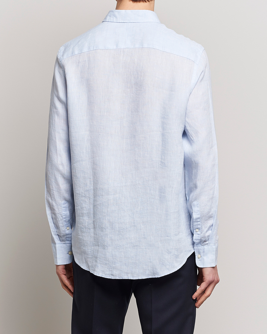 Herren | Hemden | Tiger of Sweden | Sankt Linen Shirt Light Blue