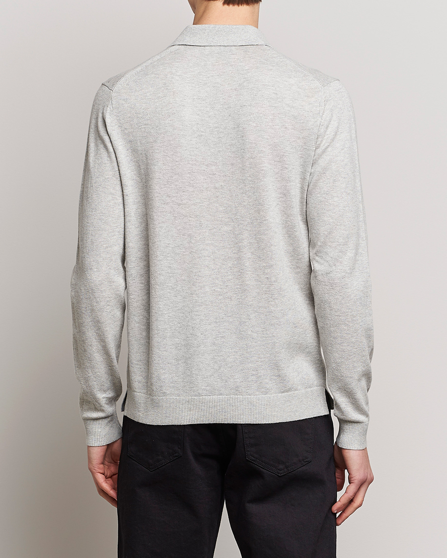 Herren | Pullover | Tiger of Sweden | Orbit Merino Wool Half Zip Light Grey Melange