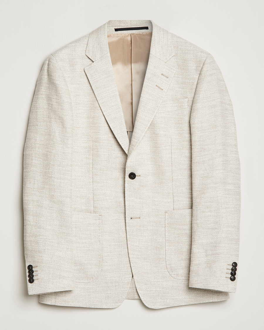 Herren | Sakkos | Tiger of Sweden | Jeffery Hampa Cotton Jacket Light Ivory