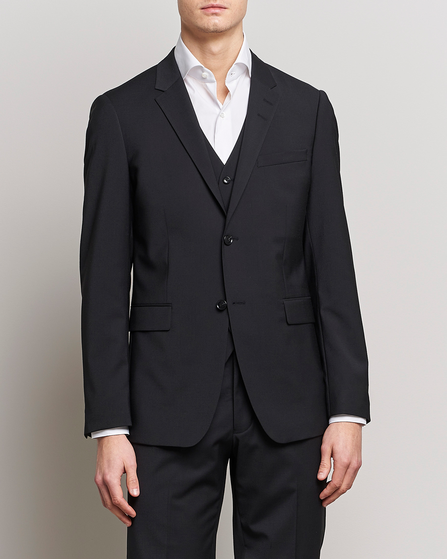 Herren | Kleidung | Tiger of Sweden | Jerretts Wool Travel Suit Blazer Black
