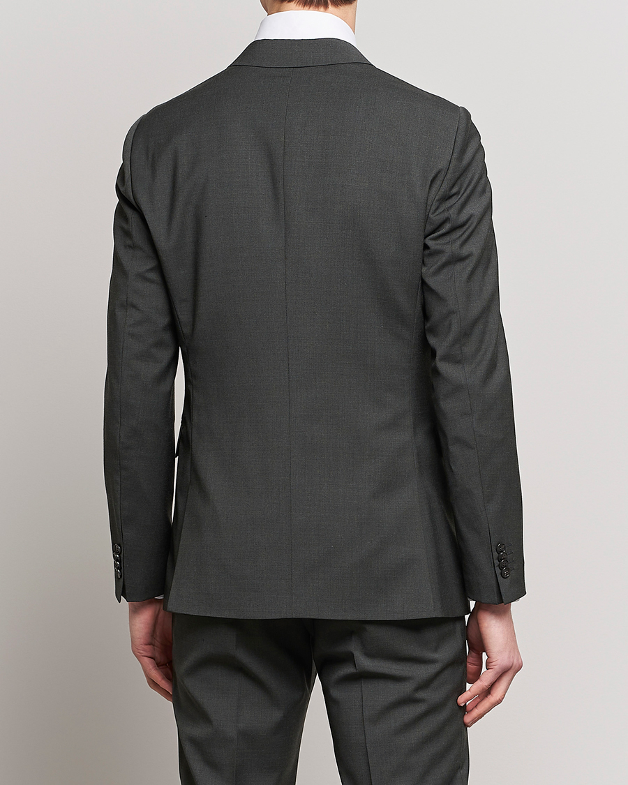 Herren | Sakkos | Tiger of Sweden | Jerretts Wool Travel Suit Blazer Olive Extreme