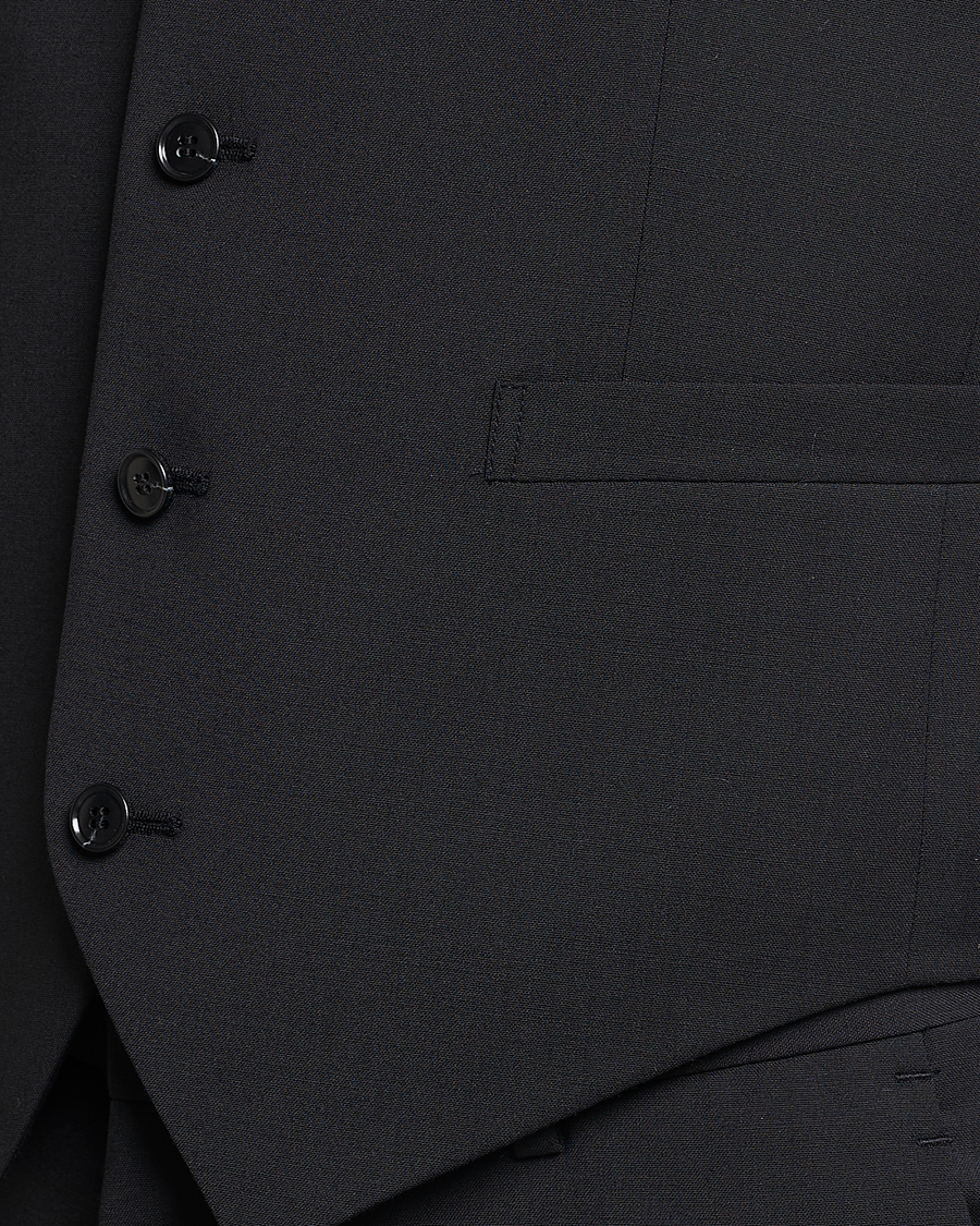 Herren | Sakkos | Tiger of Sweden | Wayde Wool Travel Waistcoat Black