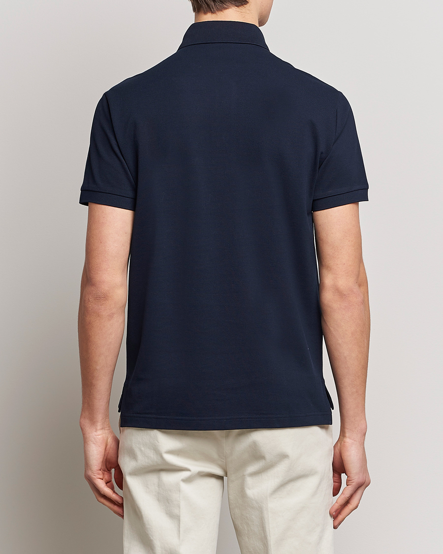 Herren | Poloshirts | Etro | Short Sleeve Contrast Paisley Polo Navy