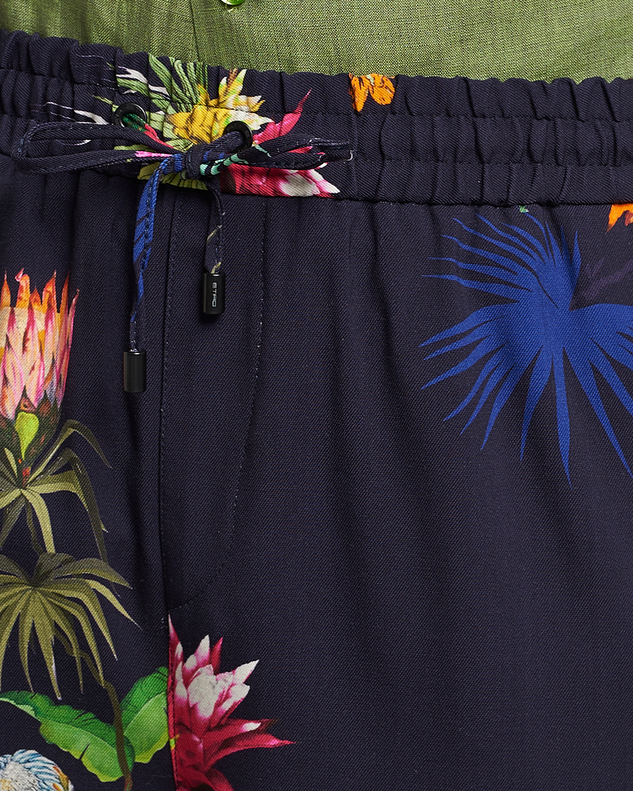 Herren | Hosen | Etro | Printed Casual Trousers Navy