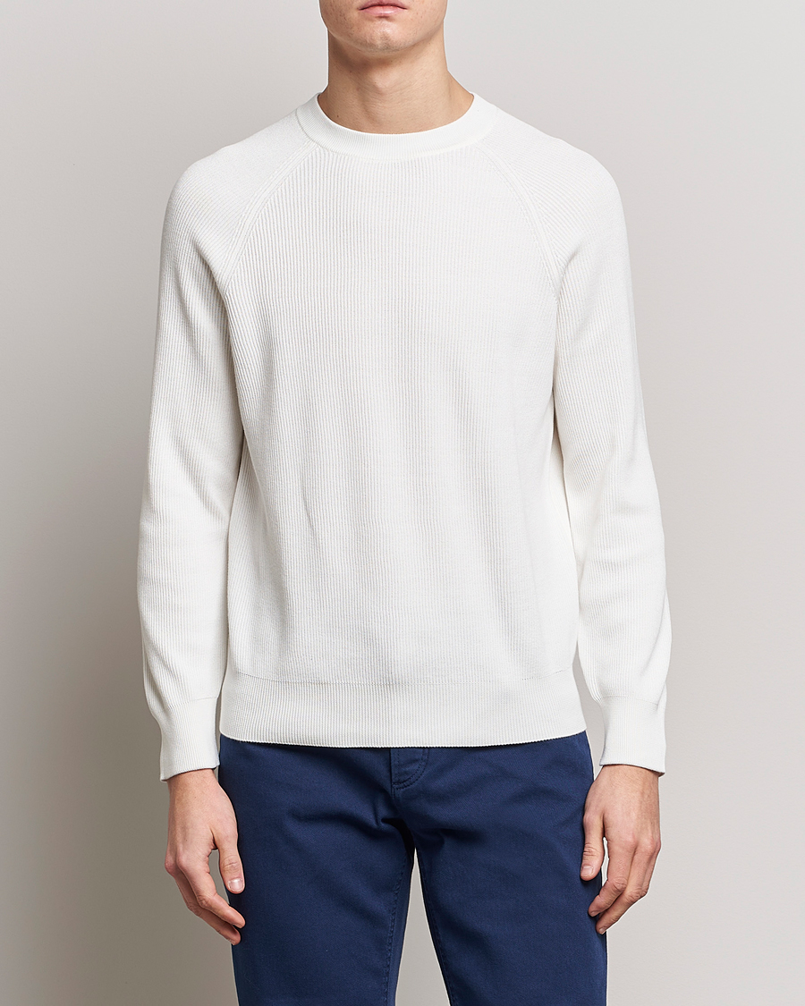 Herren | Pullover | Brunello Cucinelli | Rib Stitch Crew Neck Sweater Panama