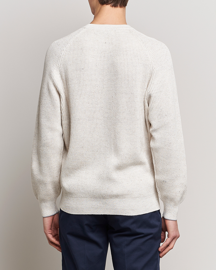 Herren | Pullover | Brunello Cucinelli | Chine Rib Sweater Light Beige