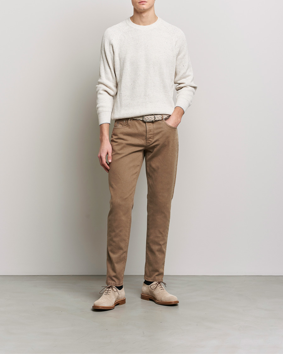 Herren | Hosen | Brunello Cucinelli | Slim Fit 5-Pocket Pants Beige
