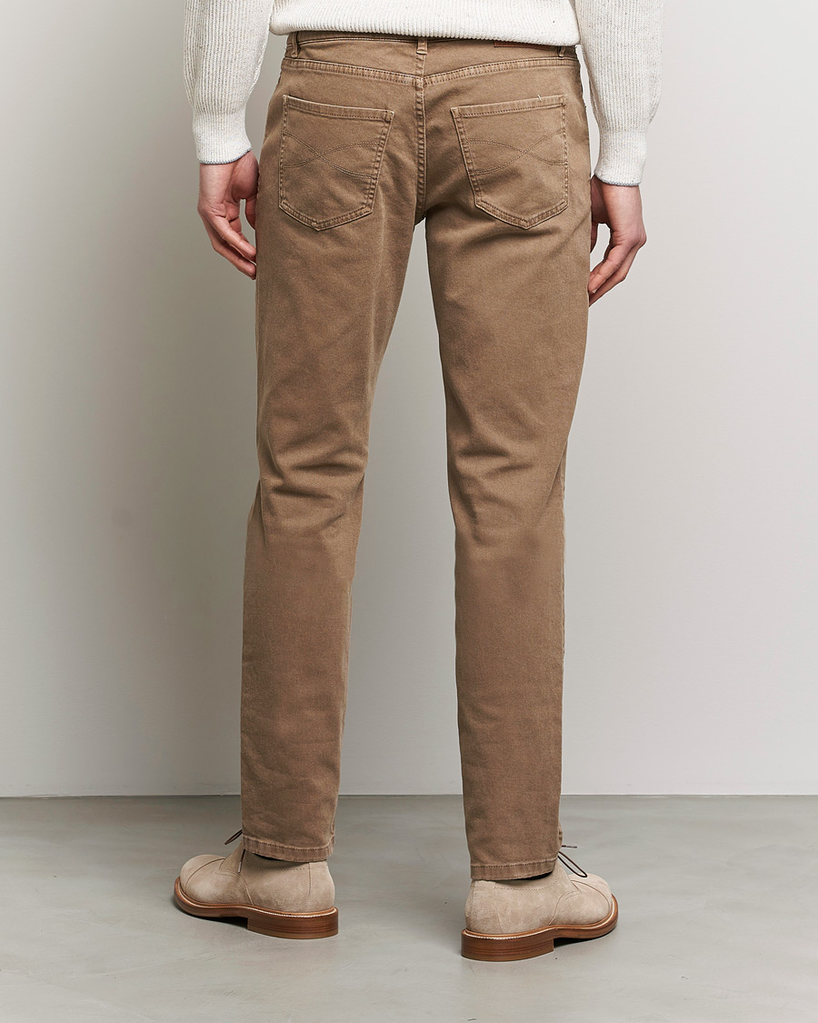 Herren | Hosen | Brunello Cucinelli | Slim Fit 5-Pocket Pants Beige