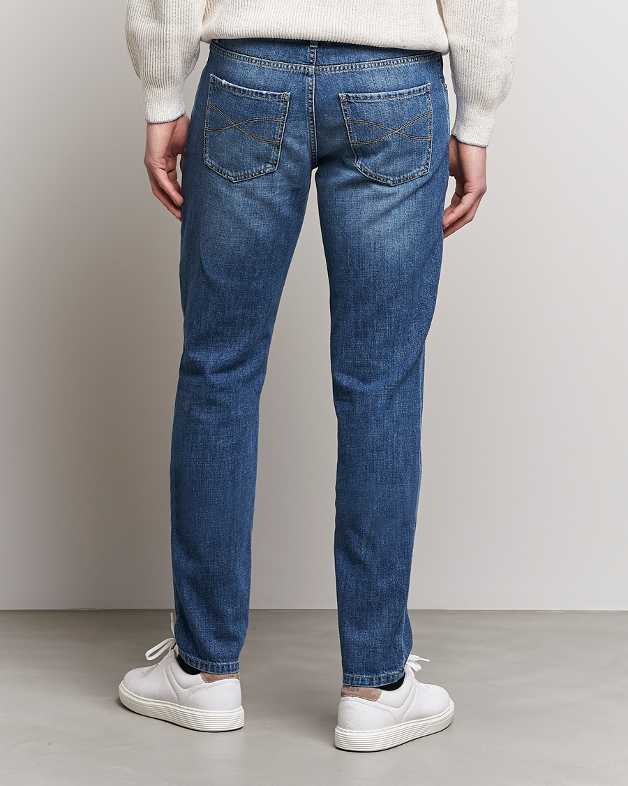 Herren | Jeans | Brunello Cucinelli | Slim Fit Jeans Dark Wash