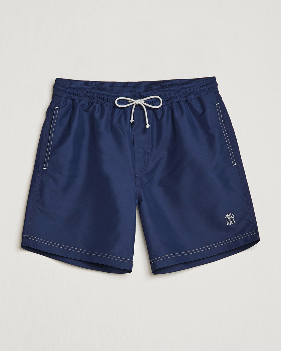 Herren | Badehosen | Brunello Cucinelli | Nylon Swim Trunks Navy