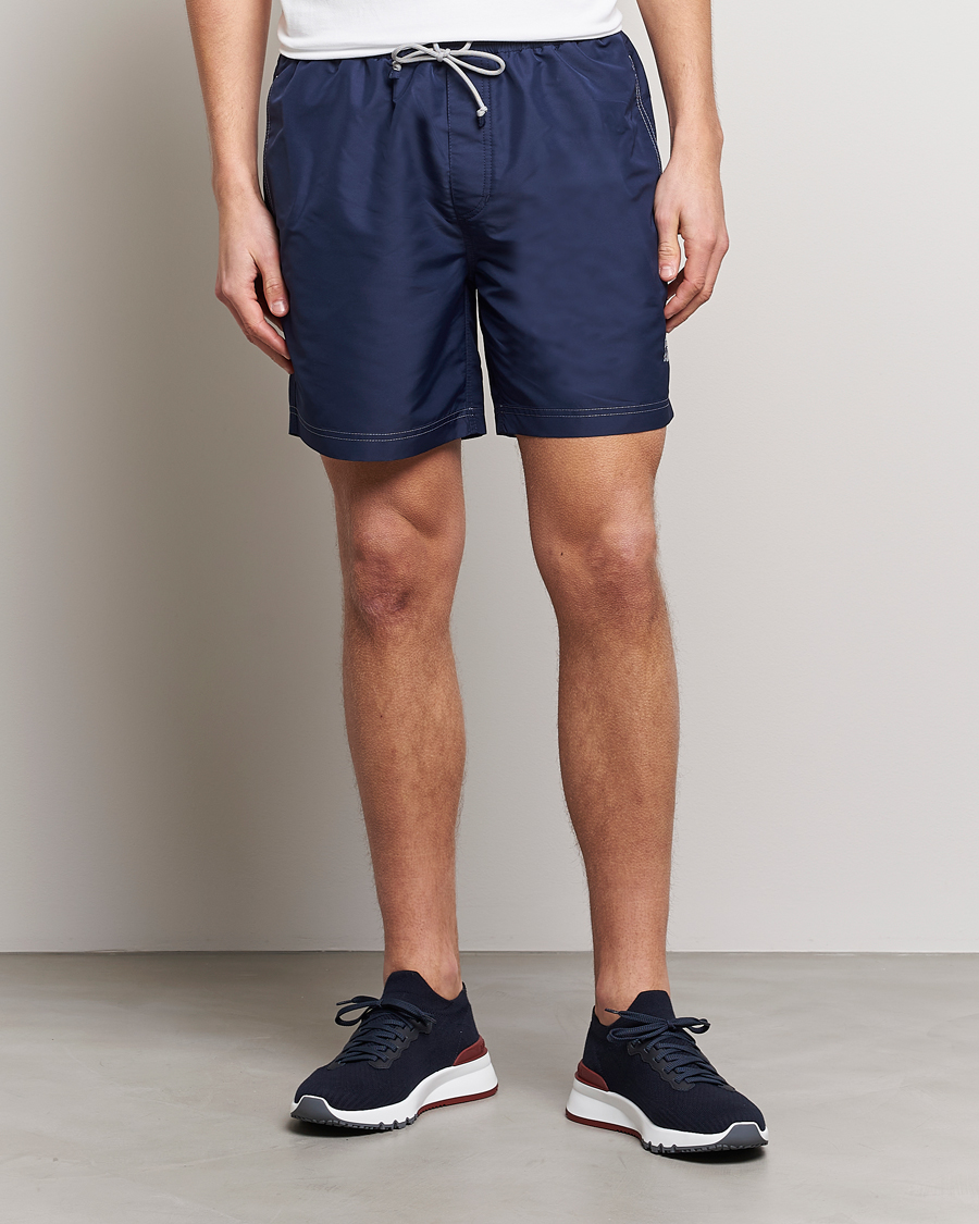 Herren | Badehosen | Brunello Cucinelli | Nylon Swim Trunks Navy