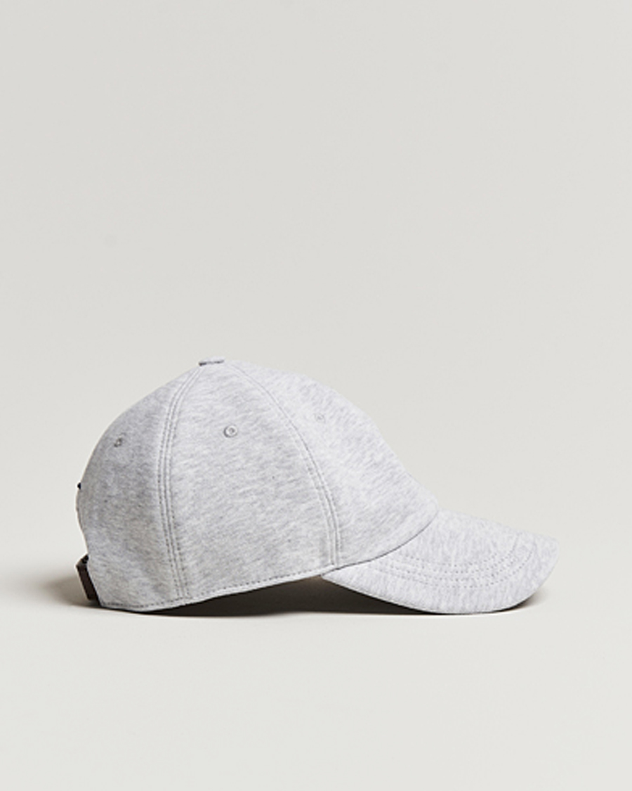 Herren | Brunello Cucinelli Peach Baseball Cap Light Grey | Brunello Cucinelli | Peach Baseball Cap Light Grey