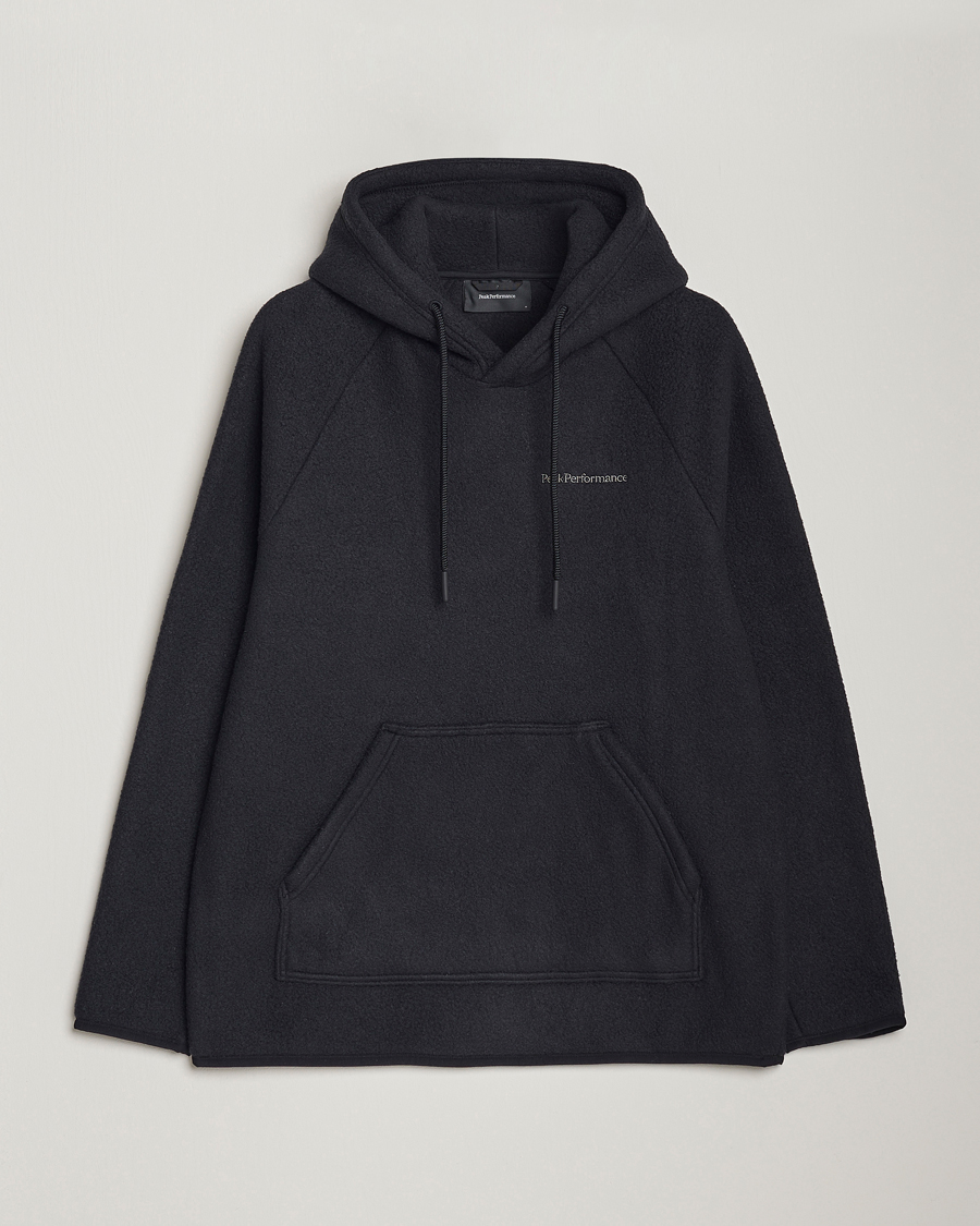 Herren | Pullover | Peak Performance | Fleece Hood Black