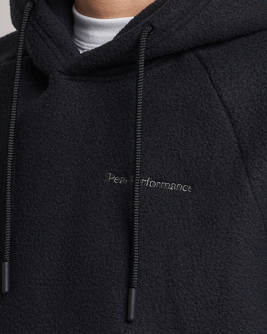 Herren | Pullover | Peak Performance | Fleece Hood Black