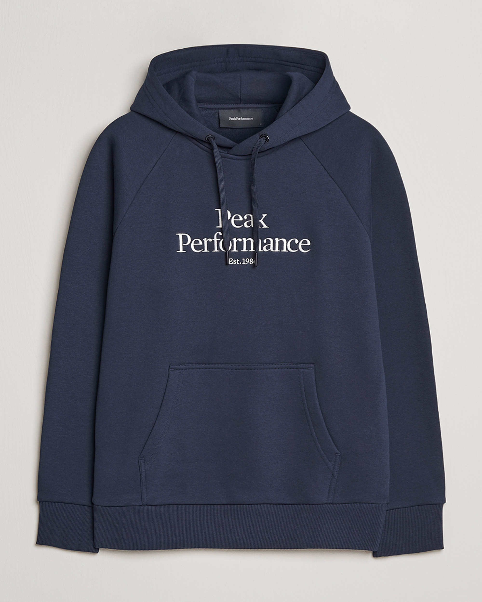 Herren | Pullover | Peak Performance | Original Logo Hoodie Blue Shadow