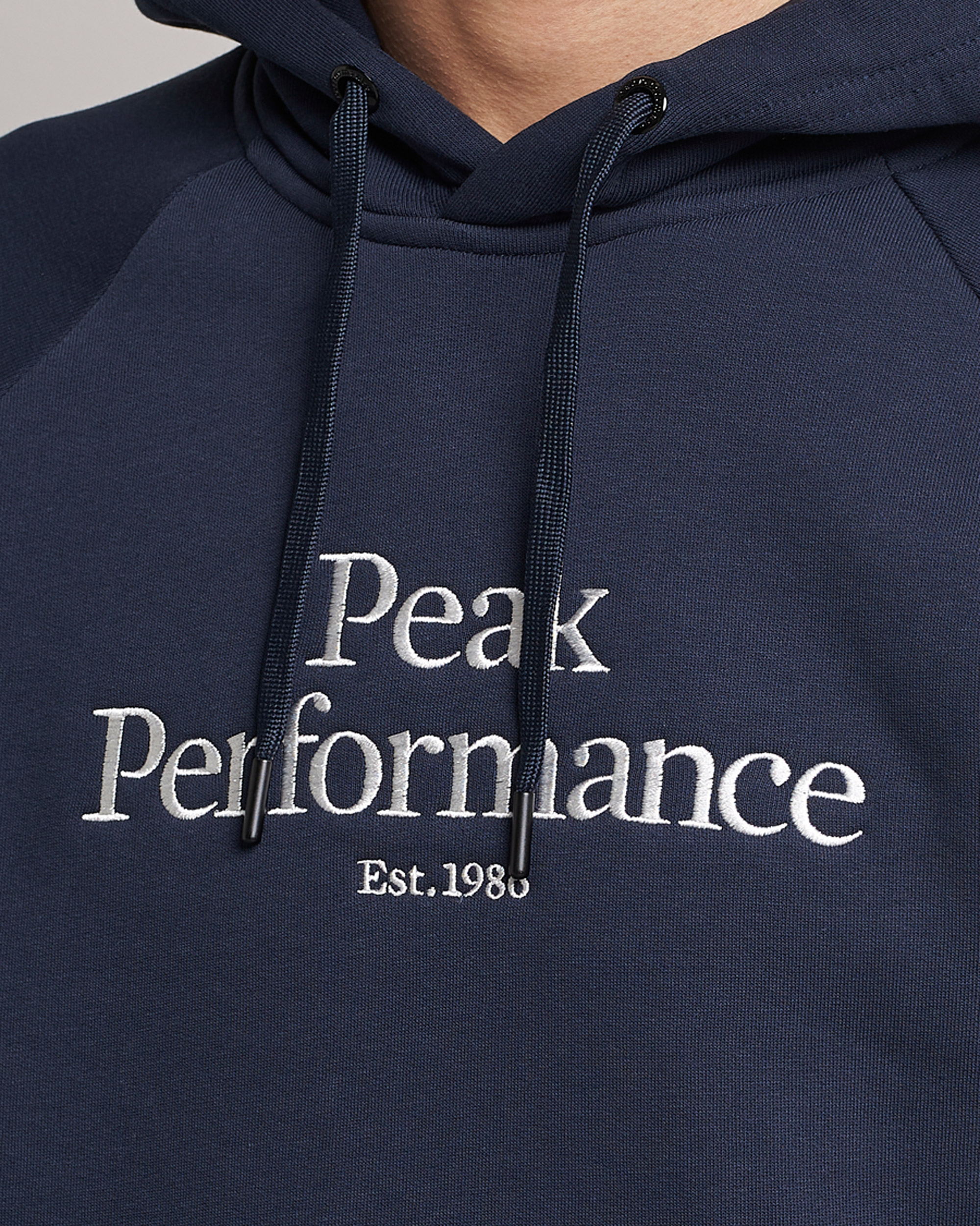 Herren | Pullover | Peak Performance | Original Logo Hoodie Blue Shadow