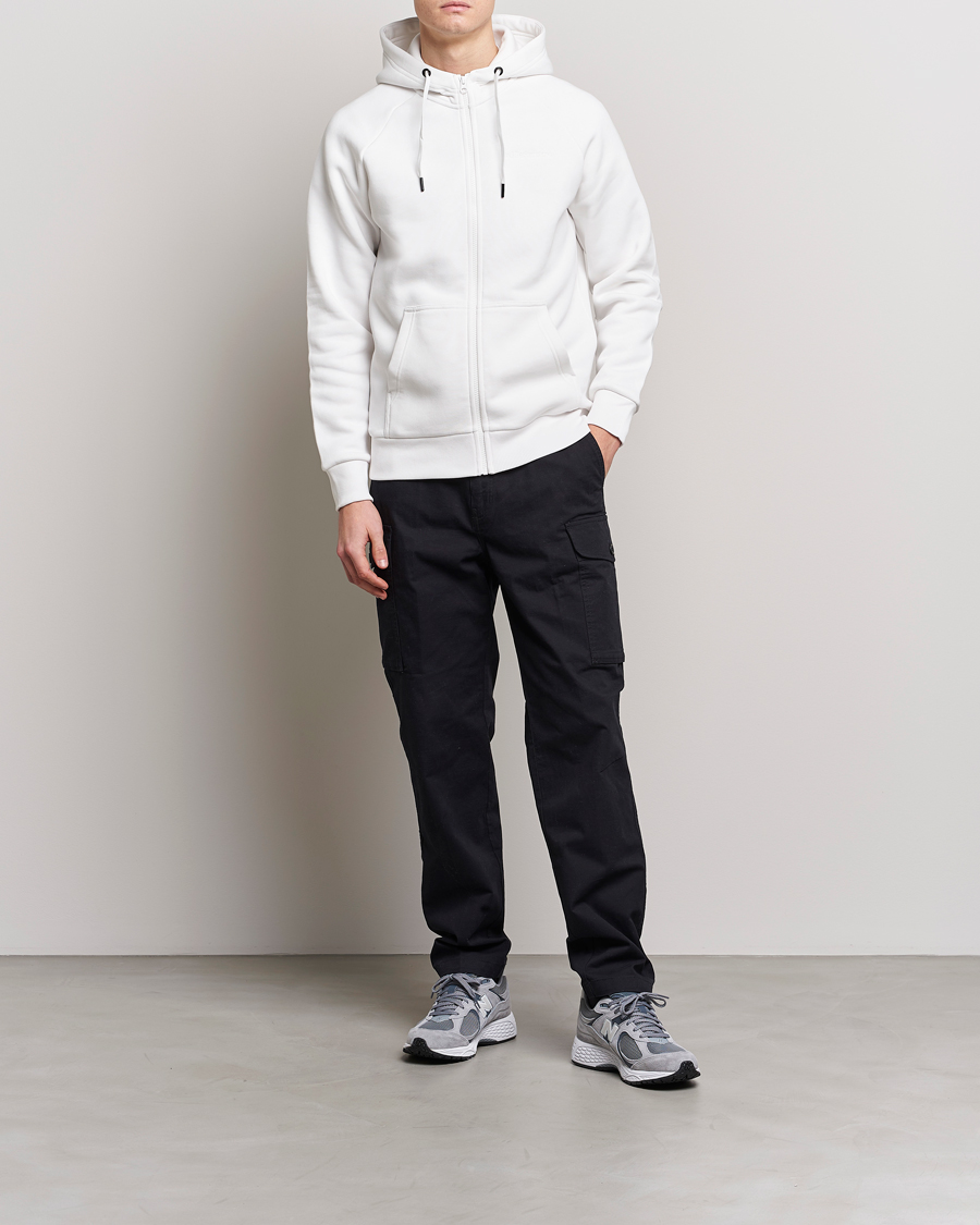 Herren | Pullover | Peak Performance | Original Small Logo Full Zip Off White