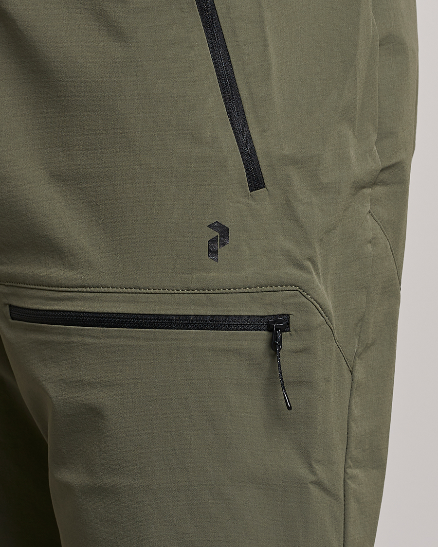 Herren | Shorts | Peak Performance | Stretch Drawstring Tech Shorts Pine Needle