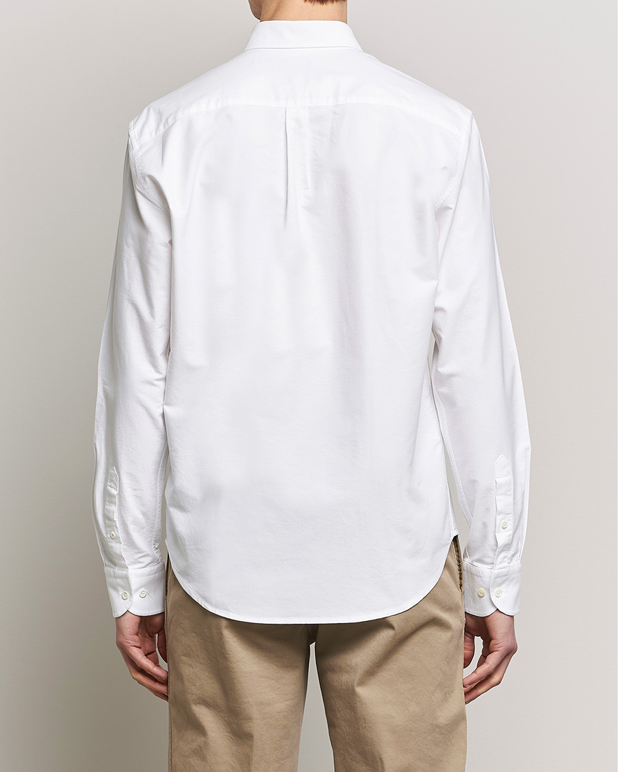 Herren | Hemden | Oscar Jacobson | Regular Fit Button Down Oxford Shirt White