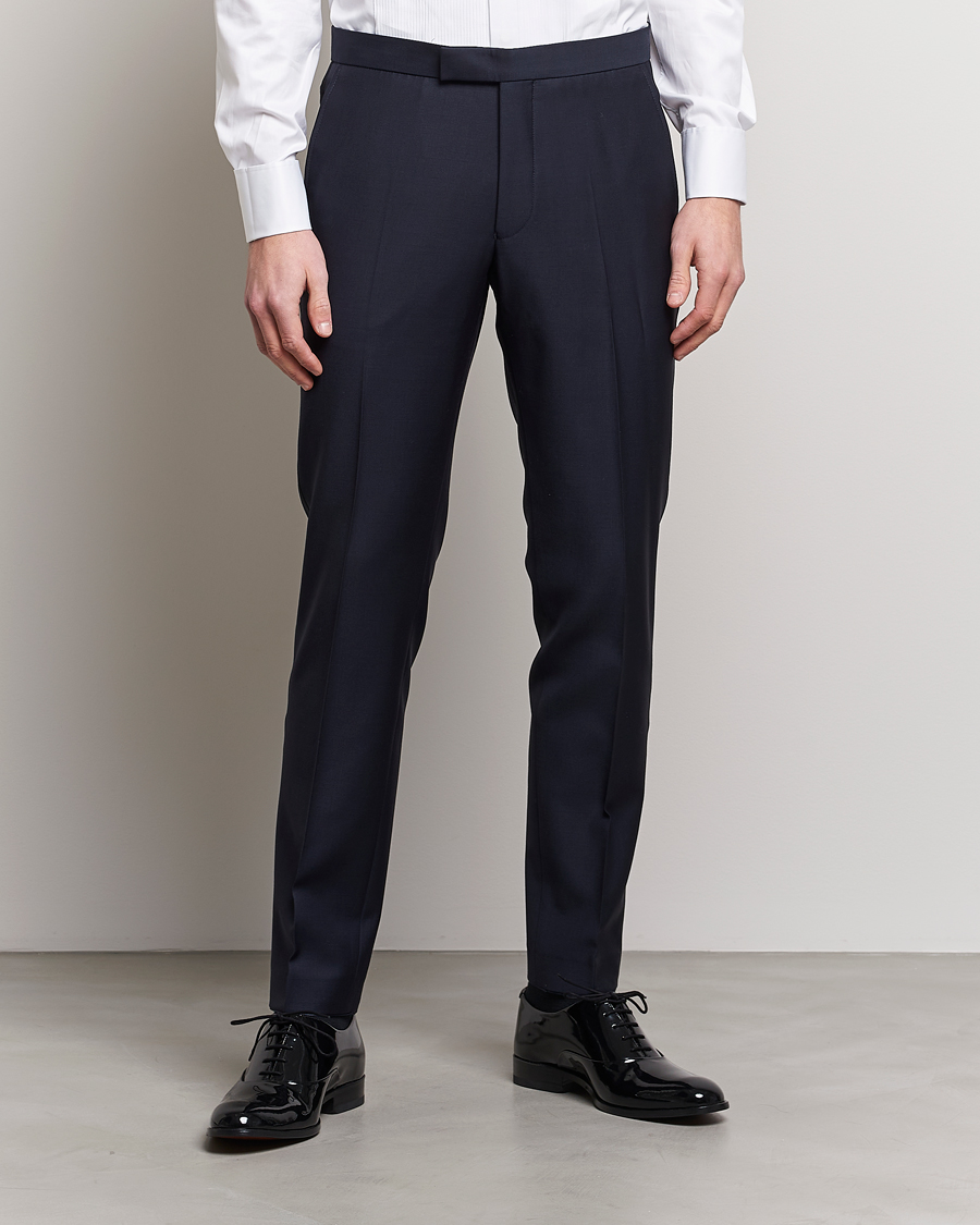 Herren | Hosen | Oscar Jacobson | Denz Tuxedo Trousers Navy