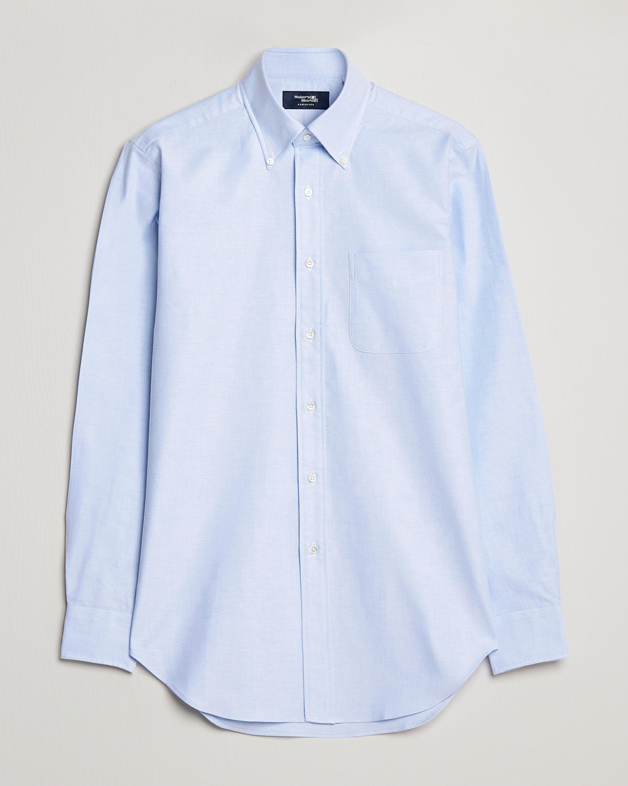 Herren | Hemden | Kamakura Shirts | Slim Fit Oxford BD Shirt Light Blue